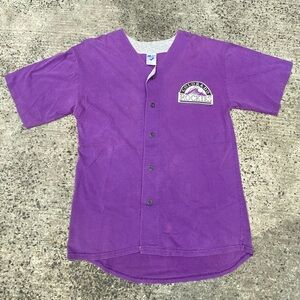 Vintage 90s Colorado Rockies jersey tee